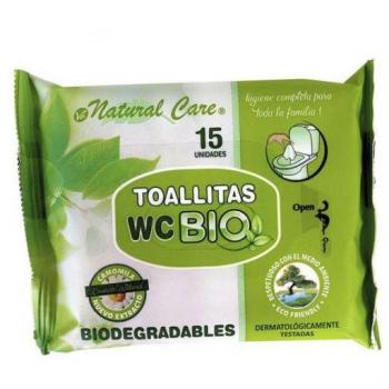 Toallitas de Baño Biodegradables Natural Care (72 uds)