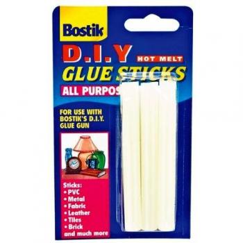 Bostik DIY Hot Melt Glue Gun Sticks (6 x 100mm)