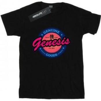 Genesis Ladies' XL Black Boyfriend Tee with Neon Logo