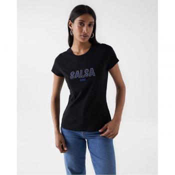 Camiseta de mujer con detalle de branding Salsa Jeans