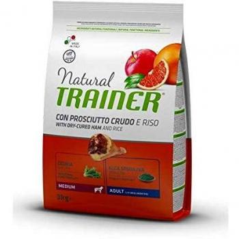 Natural Trainer Croccantini Adulto Prosciutto 12 kg