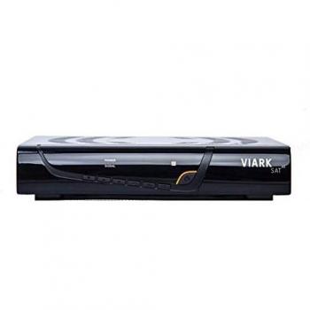 Viark Sat 4K 2160p H.265 digitaler Multistream Satelliten-Receiver inkl. WLAN Stick (IP TV, Apps, DVB-S2X, HDMI, LAN, USB 2.0, Ultra HD) Schwarz