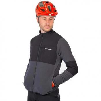 Endura Hummvee 2XL Male Black Sweatshirt with Zip