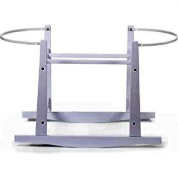 CHILDHOME Supporto Rocking per cesta in vimini, bianco