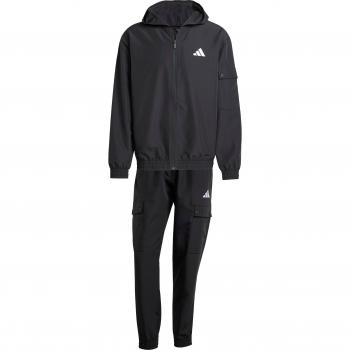 Giacca e Pantalone Cargo Uomo Adidas Nero Microfibra XS