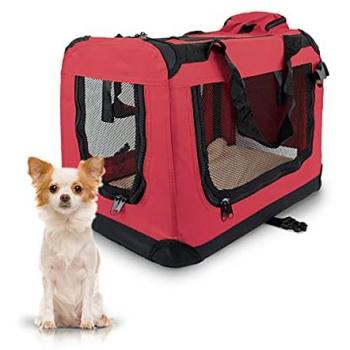 Transportín para mascotas | Rojo | Mobiclinic