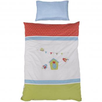 Kuschelige Waldhochzeit‑Bettwäsche für Babys und Kinder