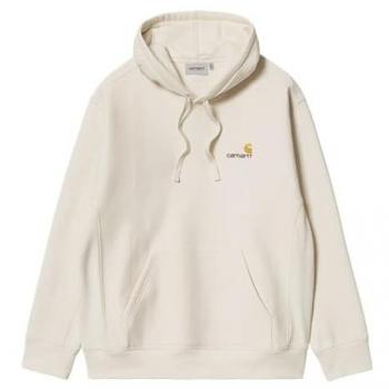 Felpa Carhartt American Script crema-giallo oro-merlot L