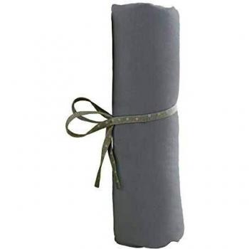 Housse Drap Gris 60 x 120 cm Jersey 130gr/m²