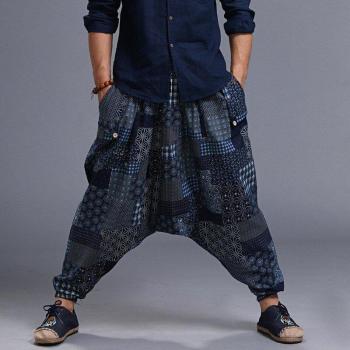 Pantalon ample homme Hip Hop avec imprimé