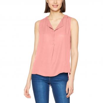 Top Vila Clothes Vilucy S/l, Camiseta Rosa Brandied Apricot, Talla 36