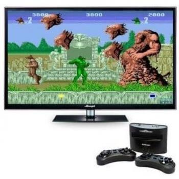 Console de jeu Sega Megadrive avec jeux inclus et port cartouche