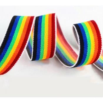 Bandejas elásticas de 1M colorido arcoíris para Accesorios de Ropa