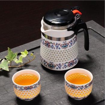 Tetera de café de cristal