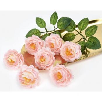 DecoHome Rosa de Seda 4 cm – Paquete de 10 Rosas Artificiales