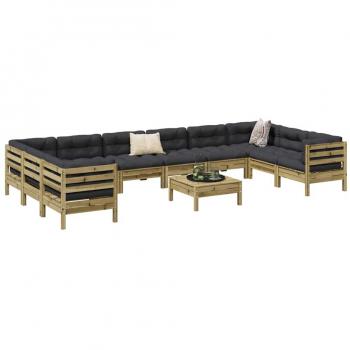 Sofá Jardim Pinho Impregnado – Conjunto Completo (11)