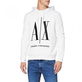 EchiArmani Maxi Print Hoodie Uomo 2XL