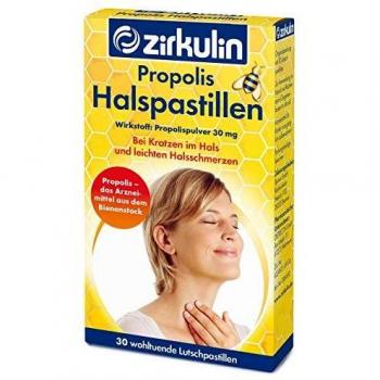 Zirkulin Propolis Bienenharz Halspastillen