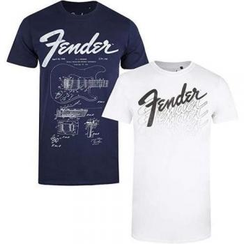 Fender Heren T-shirt met design (set van 2)