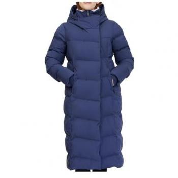 Ragwear Damen Steppjacke Pavla Long Dunkelblau Größe L