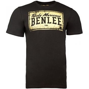 Camiseta de boxeo BENLEE Rocky Marciano, Negro, XXL (UK XL) para Hombre
