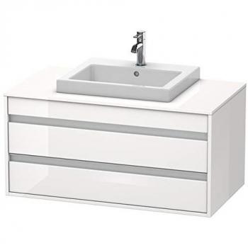 Meuble Suspendu Ketho Duravit 6755, 100x55 cm, blanc brillant