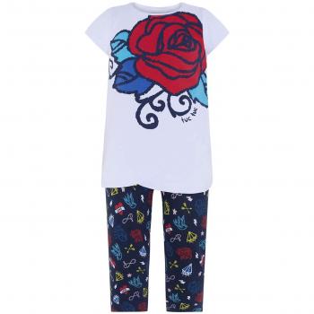 Tuc Tuc Ropa de Niña: Camiseta + Leggings Tattoo, Multicolor, 8 años