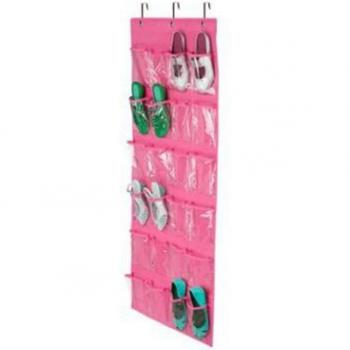 24-Pocket Hanging Shoe Storage Organizer