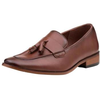 Tan Tassel Loafer by Roco – Westley Model, Size 3