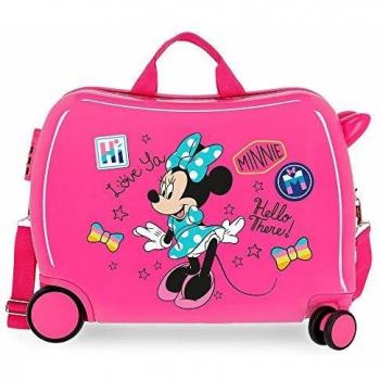 Maleta correpasillos Disney Minnie Hi Love 2 ruedas multidireccionales