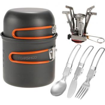 Cuchara y Tenedor TOMSHOO para Acampar