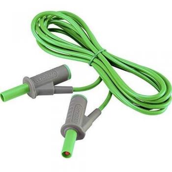 MSB-501 2m Green Highly Flexible Test Lead with Banana Connectors