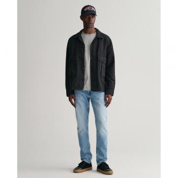 Jeans Slim Fit Gant Blu Scuro 34