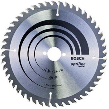 Bosch Optiline Wood Cutting Saw Blade with 48 Teeth and 30mm Arbor Size