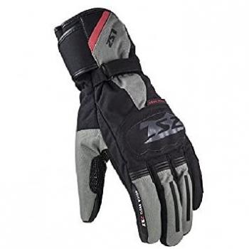 Gants de moto LS2 Snow imperméables Noir Gris L
