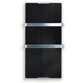 Toallero Calefactor Eléctrico 600W de cristal templado azul