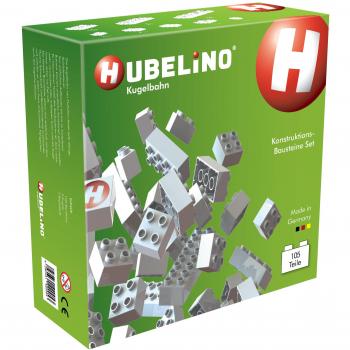 HUBELINO 105‑Delige Jeu de briques blanches pour enfants