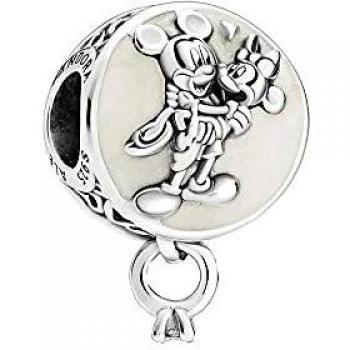 Charm en Plata de Ley Amor Eterno Mickey Mouse & Minnie Mouse de Disney Pandora 799395C01