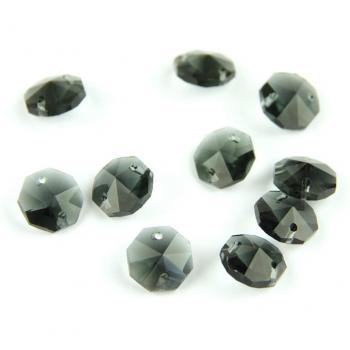 Lustres en cristal noir 14mm