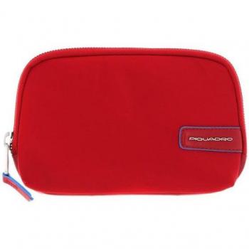 Piquadro Ryan Pochette a Mano Piccola Rosso Sostenibile