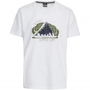 T-shirt Trespass Camp Homme Blanc Taille L