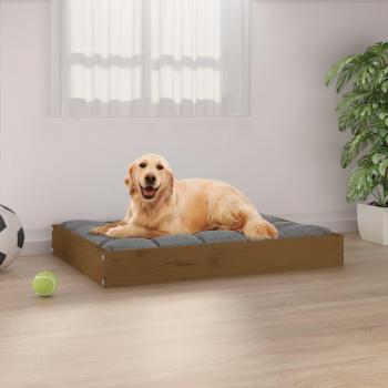 VidaXL Honey Brown Dog Bed 71.5x54x9 cm
