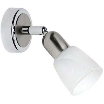 Wandleuchte Sofia in Silber und Chrom E14