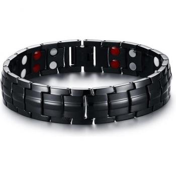 Sportliches Titan Armband mit Magnet