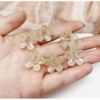 Accesorios de horquilla floral para el cabello, 1 unidad