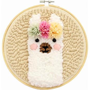 19cm DIY Alpaca Wool Rug Hooking Set