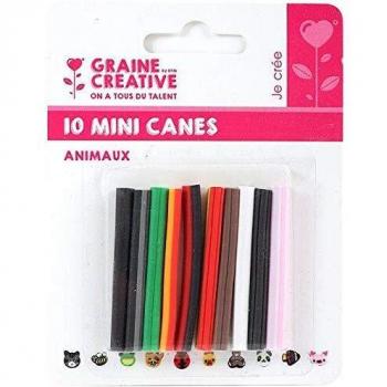 Mini canes Animaux x 10 pcs