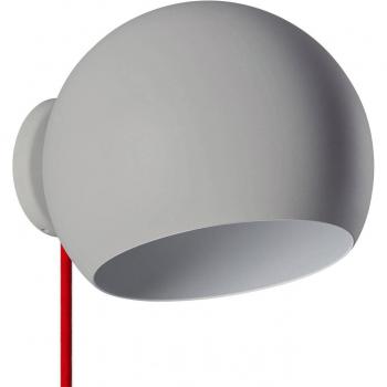 Nyta Tilt Globe Wall Short Cavo Grigio
