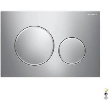 Plaque d’abat-vent à deux touches sigma 20 geberit