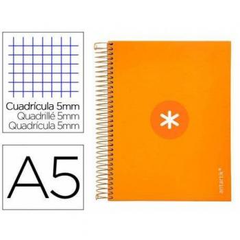 Caderno A5 Quadriculado 100g 120F Mostarda Antartik